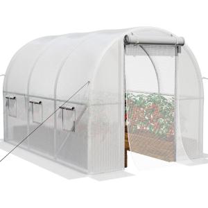 imageYITAHOME 10x65x65ft Greenhouses Large Walkin Green House Heavy Duty Tunnel Green Houses Outdoor Portable Plant Gardening Upgraded Galvanized Steel Frame Zipper Doors 5 Crossbars Garden WhiteWhite
