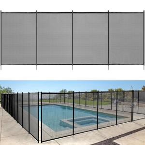 imageYITAHOME 4 x 72FT Pool Fence for Above Ground Pools Mesh Pool Safety Fence Outdoor Swimming Backyard Garden Pool Fencing Black4 x 12FT