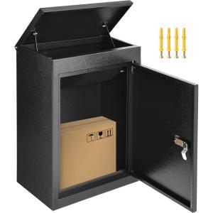 imageYITAHOME Wall Mount Mailboxes for Outside 197x134x87 Inch Locking Mailbox Large Capacity Lockable Mailboxes Outside Package Delivery Box for Home Office School to Collect Package and Mail