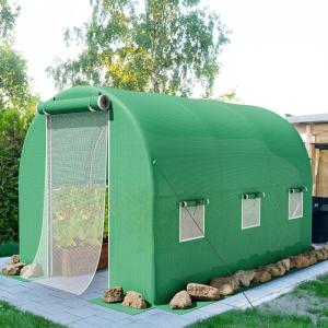 imageYITAHOME10x7x7 Greenhouses Large Walkin Green House Heavy Duty Tunnel Green Houses Outdoor Portable Plant Gardening Upgraded Galvanized Steel Frame Zipper Doors 5 Crossbars GardenGreenhouse