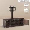 imageYITAHOME Farmhouse TV Stand with Mount Sturdy TV Stand Mount for 324555606570 inch TVs Entertainment Center with Adjustable Shelf TV Cabinet Media Console for Living Room EspressoEspresso