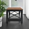 imageYITAHOME Coffee Table for Living Room Modern Farmhouse Coffee Table with Storage 2Tier Center Table Wood Living Room Table Accent Cocktail with Sturdy Frame BlackBrown and Black