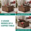 imageYITAHOME Farmhouse Lift Top Coffee Table for Living Room Square Wood Coffee Table with Large Hidden Storage Compartment Rustic Cocktail Table with Hinged Lift Top for Home Office Reclaimed BarnwoodReclaimed Barnwood