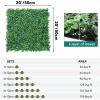 imageYITAHOME 24 PCS 20quotx20quot Artificial Grass Wall Boxwood Hedge Wall Panels Artificial Grass Backdrop Wall Privacy Fence with UV Protection for Outdoor Indoor Garden Fence Backyard24 Pieces