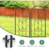 imageYITAHOME 4 Pack 87x20in Trellises for Cllimbing Plants Outdoor Roses Vegetables Vines Flowers Black Metal Coated Rustproof Garden Trellis for Patio