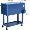 imageYITAHOME 80 Quart Patio Cooler Cart with Bottle Opener Drainage Portable Rolling Beverage Cart for Outdoor Drink Cooler Pool Deck Party BBQ CookoutsNavy