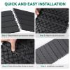 imageYITAHOME Plastic Interlocking Deck Tiles 27 Pack Waterproof Outdoor Flooring All Weather Use Durable ampamp SlipResistant Suitable for Patio Garden Deck Poolside Backyard 12x12 Inches Dark Grey
