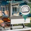imageYTIAHOME MultiFuel Outdoor Pizza Oven with Rotating 12quot Wood and Gas Fired Pizza Oven with Builtin Thermometer Dual Fuel Pizza Maker with Peel Stone Carry Cover Recipes for Backyard CampMultiFuel Pizza Oven with Rotating