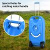 imageYITAHOME 106 Gallon Large Capacity Portable Water Holding Tank with Metal Handle Odorless Tote for Camper with Large Wheels Filling Port Hose Faucet Handles for Easy Carry ampamp Fast Empty BlueBlue