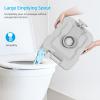 imageYITAHOME 26 Gallon Portable Travel Toilet RV Potty with Detachable Tank Double Outlet Water Spout Handle Flush Pump for Camping Boating Hiking Trips