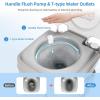imageYITAHOME Portable Sink and Toilet 17 L Hand Washing Station ampamp 53 Gallon Flush Pottyfor OutdoorCamping RV Boat Camper TravelGrey white17L SinkToilet
