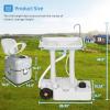 imageYITAHOME Portable Sink for Washing Hands and Camping Toilet 30L Portable Sink ampamp 58 Gallon Portable RV Toilet with Level Indicator and Rotatable Spout for Outdoor Indoor Travel Boat Worksite