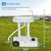 imageYITAHOME Portable Sink for Washing Hands and Portable Tank 30L Portable Sink ampamp 198 Gallon Large Capacity Portable Water Holding Tank with Handle Odorless Tote for CampingTravelWedding Worksite