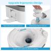 imageYITAHOME Portable Toilet 634 Gallon Camping Porta Potty with Paper and Detergent Collection LeakProof Outdoor RV Porta Potty with Level Indicator Rotating Spout for Boating Hiking Trips WhiteWhiteGrayPaper Collection