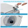imageYITAHOME Portable Toilet 634 Gallon Camping Porta Potty with Paper and Detergent Collection LeakProof Outdoor RV Porta Potty with Level Indicator Rotating Spout for Boating Hiking Trips WhiteGreyBlackWheels