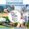 imageYITAHOME Portable Toilet Camping Toilet Travel RV Toilet 53 Gallon Detachable Waste Tank Portable Toilet for Camping Hiking Hunting Boating GrayDouble Watwer Outlets