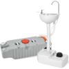 imageYITAHOME Portable Sink and Portable Tank 17 L Hand Washing Station ampamp 198 Gallon Portable Water Holding Tank with Builtin Handle Odorless Tote for Camping Outdoor Indoor RV Travel Boat Worksite