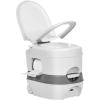 imageYITAHOME Portable Toilet 634 Gallon Camping Porta Potty with Paper and Detergent Collection LeakProof Outdoor RV Porta Potty with Level Indicator Rotating Spout for Boating Hiking Trips WhiteWhiteGrayPaper CollectionWheels