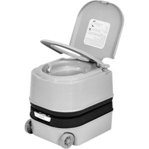 imageYITAHOME 528 Gallon Portable Toilet for Camping RV Travel Porta Potty with Press Flush Pump LeakProof Level Indicator Rotating Spout for Adults Campers RV Boating Hiking Trips