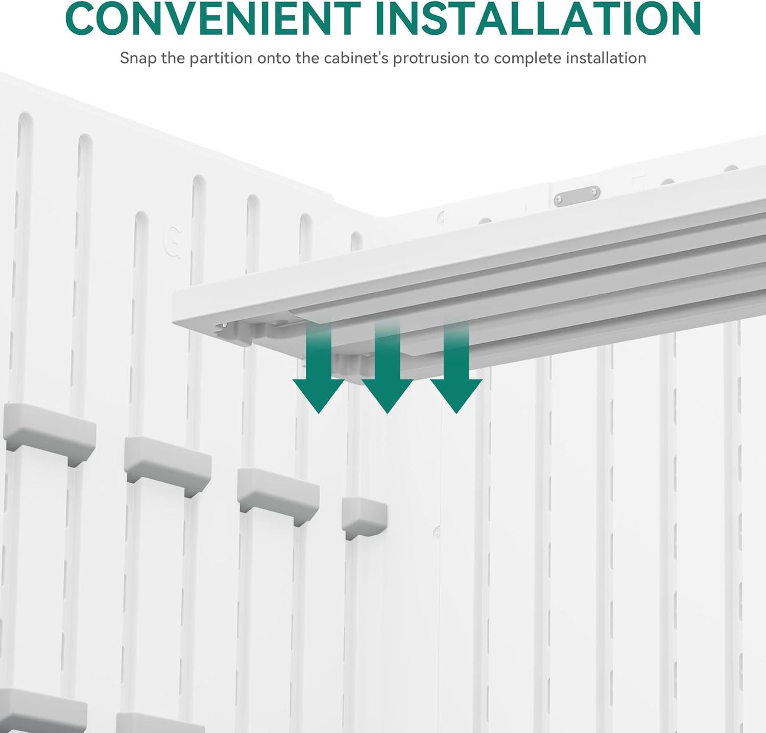 imageYITAHOME Outdoor Resin Storage Sheds with XShaped Lockable Door 39 in Height Lockable Waterproof Horizontal Shed wo Shelf Easy to Assemble Shed Storage for Garden Tools Light GrayLight Gray