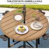 imageYITAHOME 3 Pieces Outdoor Wicker Patio Conversation Bistro Set AllWeather Rattan Patio Furniture Set with Table ampamp Cushions Outdoor Sectional Sofa for Patio Balcony Backyard DeckWood