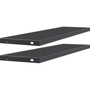 imageYITAHOME 35 Cu Ft Horizontal Weatherproof Storage Shed Without Shelves Outdoor Lockable Resin Unit for Tools and Gear Simple Assembly Light GrayBlack