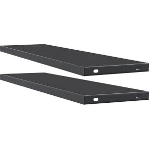 imageYITAHOME Outdoor Resin Storage Sheds with XShaped Lockable Door 39 in Height Lockable Waterproof Horizontal Shed wo Shelf Easy to Assemble Shed Storage for Garden Tools Light GrayBlack