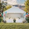 imageYITAHOME 20x40 ft Party Tent Outdoor Wedding Event Shelters Heavy Duty Upgraded Galvanized Canopy with Large White Roof Removable Sidewalls16x32 FT