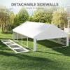 imageYITAHOME 20x40 ft Party Tent Outdoor Wedding Event Shelters Heavy Duty Upgraded Galvanized Canopy with Large White Roof Removable Sidewalls20X30FT