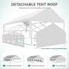imageYITAHOME 20x40 ft Party Tent Outdoor Wedding Event Shelters Heavy Duty Upgraded Galvanized Canopy with Large White Roof Removable Sidewalls20X30FT