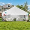 imageYITAHOME 20x40 ft Party Tent Outdoor Wedding Event Shelters Heavy Duty Upgraded Galvanized Canopy with Large White Roof Removable Sidewalls20X30FT