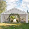 imageYITAHOME 20x40 ft Party Tent Outdoor Wedding Event Shelters Heavy Duty Upgraded Galvanized Canopy with Large White Roof Removable Sidewalls20x40 FT