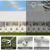 imageYITAHOME 20x40FT Party Tent Heavy Duty Wedding Tent Event Shelters Outdoor Canopy Upgraded Galvanized Steel Carport with Removable Sidewall Windows for Commercial and Parties White20x33FT