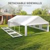 imageYITAHOME 20x40FT Party Tent Heavy Duty Wedding Tent Event Shelters Outdoor Canopy Upgraded Galvanized Steel Carport with Removable Sidewall Windows for Commercial and Parties White20x30 FT