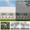 imageYITAHOME 20x40FT Party Tent Heavy Duty Wedding Tent Event Shelters Outdoor Canopy Upgraded Galvanized Steel Carport with Removable Sidewall Windows for Commercial and Parties White20x30FT
