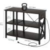 imageYITAHOME 5575 Gallon aquarium stand with Power Outlets Heavy Duty Metal Fish Tank Stand Cabinet for Fish Tank Accessories Storage suitable for Fish Tank Turtle Tank 880LBS Capacity BrownBlack