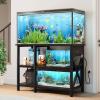 imageYITAHOME 5575 Gallon aquarium stand with Power Outlets Heavy Duty Metal Fish Tank Stand Cabinet for Fish Tank Accessories Storage suitable for Fish Tank Turtle Tank 880LBS Capacity BrownBlack
