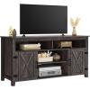 imageYITAHOME Television Stand for 65 Inch TV Farmhouse TV Stand Entertainment Center with Storage and Barn Door Media Console TV Cabinet for Living Room 59 Inches Dark Rustic OakDark Rustic Oak