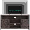 imageYITAHOME Television Stand for 65 Inch TV Farmhouse TV Stand Entertainment Center with Storage and Barn Door Media Console TV Cabinet for Living Room 59 Inches Dark Rustic OakDark Rustic Oak