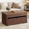 imageYITAHOME Lift Top Coffee Table Set with Storage Ottoman Bench ampamp Wheels 4 in 1 Convertible Dinning Center Tables with Hidden Compartment Farmhouse Coffee Tables for Living Room Furniture Walnut