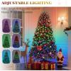 imageYITAHOME 6FT Prelit Christmas Tree with RGB Lights ampamp Remote Artificial Hinged Color Changing Christmas Tree with 300 MultiColor Lights ampamp 3 Timers for Home Office Party DecorationGreen With Rgb Lights