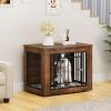 imageYITAHOME 272quot L Dog Crate Furniture for Medium Dogs 2in1 IronWood Fusion Dog cage Indoor up to 30 lb Side End Table Modern Dogs Kennel with Waterproof Top Safety CornersSteel LockRusticRustic