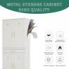 imageYITAHOME 71quot Metal Kitchen Pantry Storage Cabinet with 4 Doors 4 Adjustable Shelves 1 Drawer and 8 Door Racks Tall Freestanding Steel Cupboard for Home Kitchen Living Dining Room WhiteWhite
