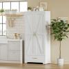 imageYITAHOME 71quot Metal Kitchen Pantry Storage Cabinet with 4 Doors 4 Adjustable Shelves 1 Drawer and 8 Door Racks Tall Freestanding Steel Cupboard for Home Kitchen Living Dining Room WhiteWhite