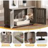 imageYITAHOME Cat Tree with Litter Box Enclosure 2in1 Cat Furniture Modern Cat Condo Indoor Cat Tower with Wood House Perch Food Station Hammocks Scratch Post Hair Brush 59 Inch WhiteGrey
