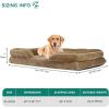 imageYITAHOME Extra Large Dog Beds Orthopedic Memory Foam Dog Sofa Bed for Comfortable Sleep with Removable Cover Waterproof Lining and AntiSlip Bottom Brown