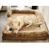 imageYITAHOME Jumbo Dog Beds Orthopedic Memory Foam Dog Sofa Bed for Comfortable Sleep with Removable Cover Waterproof Lining and AntiSlip Bottom Brown