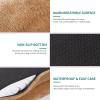 imageYITAHOME Large Dog Beds Orthopedic Memory Foam Dog Sofa Bed for Comfortable Sleep with Removable Cover Waterproof Lining and AntiSlip Bottom Brown