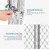 imageYITAHOME Large Outdoor Dog Kennel 40340354FT Large Dog House Pet Pens Dog Run Enclosure with UVResistant Waterproof Roof Cover and Secure Lock Dog Fence Outdoor for YardSilver