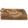 imageYITAHOME Extra Large Dog Beds Orthopedic Memory Foam Dog Sofa Bed for Comfortable Sleep with Removable Cover Waterproof Lining and AntiSlip Bottom Brown